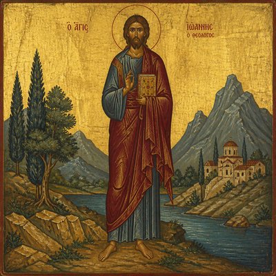 wide landscape with natural scenery — Icon Art Style