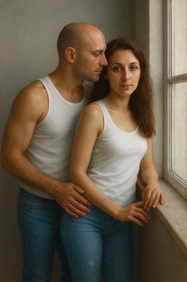 a man and a woman standing next to each other