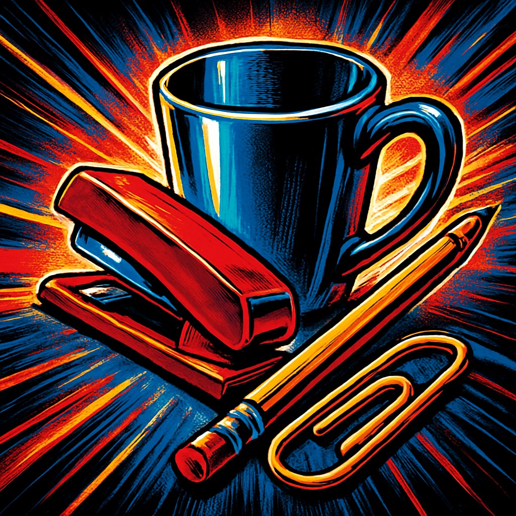 still life with everyday objects