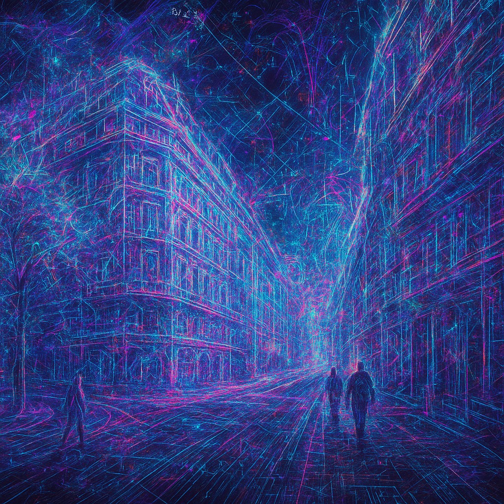 Quantum Sci-Fi Art Style Transfer Example