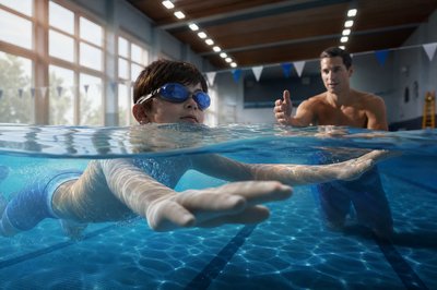 For example, take a boy learning to swim. His reason knows perfectly well that an unsupported human body will not necessarily sink in water: he has seen dozens of people float and swim. But the whole question is whether he will be able to go on believing this when the instructor takes away his hand and leaves him unsupported in the water – or whether he will suddenly cease to believe it and get in a fright and go down.