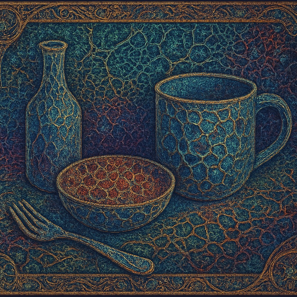 still life with everyday objects