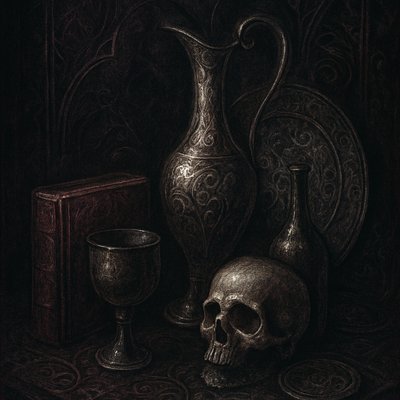 still life with everyday objects