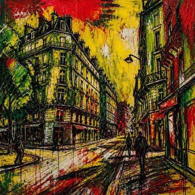 Neo-Expressionism Art Style Style Transfer Example
