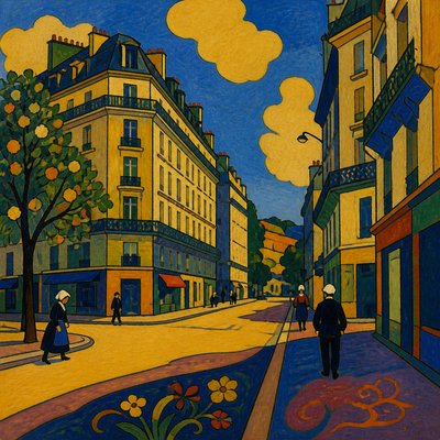 Pont-Aven Art Style Style Transfer Example