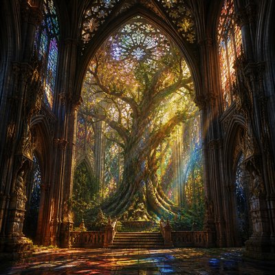 a tree in nature