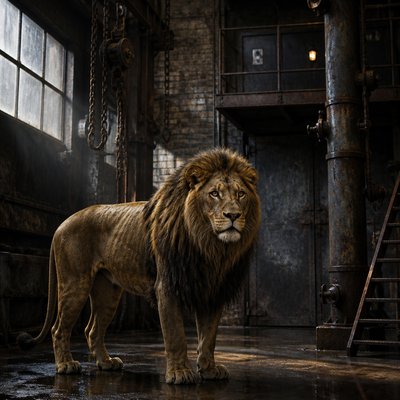 animal standing in natural pose — Industrial Interior Design