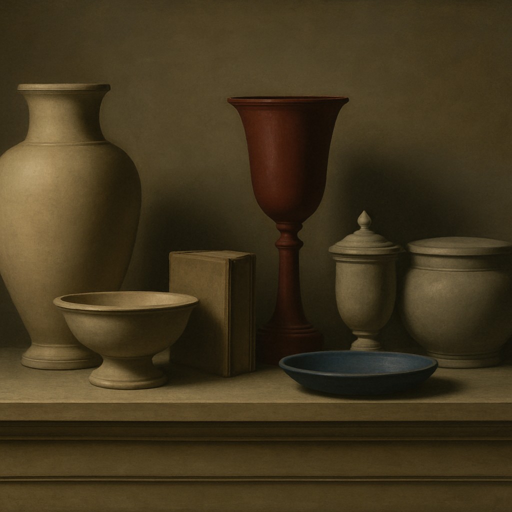 still life with everyday objects