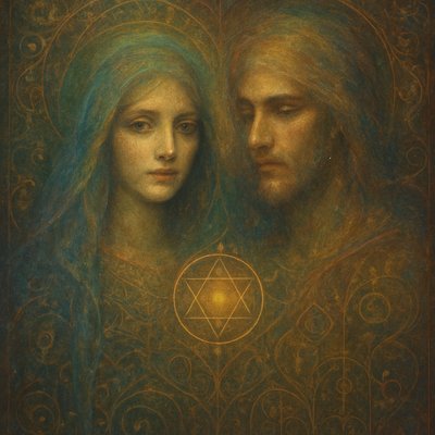 portrait of two people together