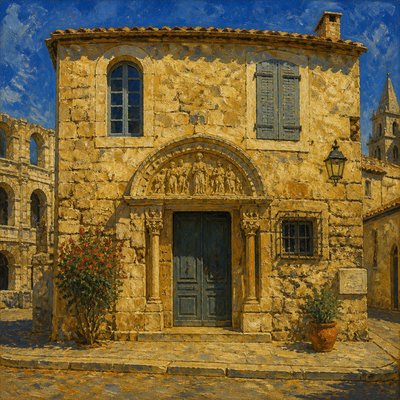 house with front view — Arles Art Style