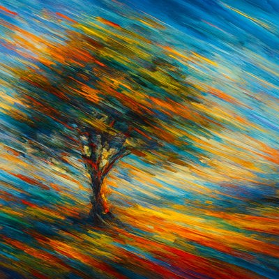 a tree in nature
