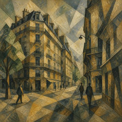 Proto-Cubism Art Style Style Transfer Example