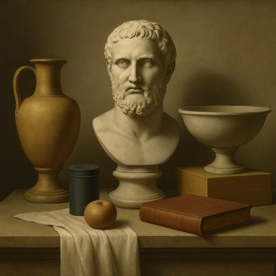 still life with everyday objects