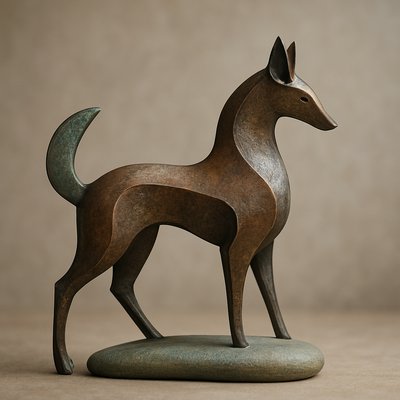 animal standing in natural pose