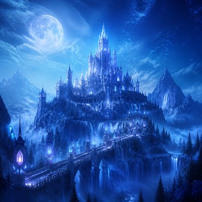 majestic castle on a hilltop