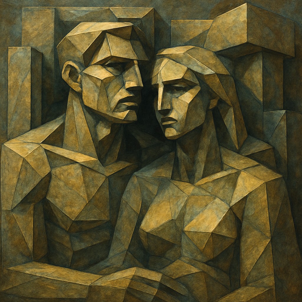 portrait of two people together