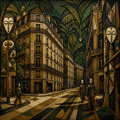 Gabonese Art Style Style Transfer Example