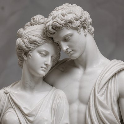portrait of two people together