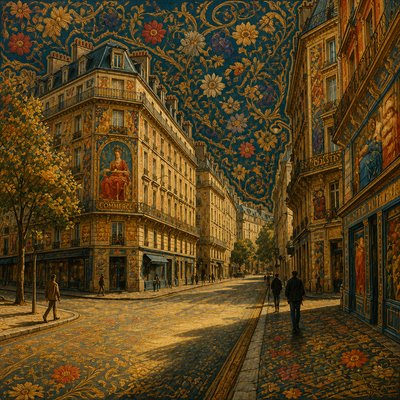 Lyon Art Style Style Transfer Example