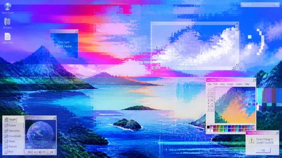 sweeping panoramic landscape with a dramatic sky