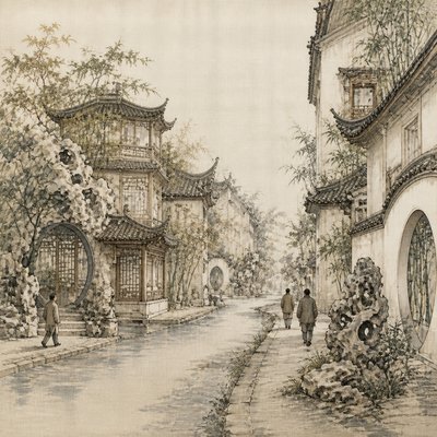 Suzhou Art Style Style Transfer Example