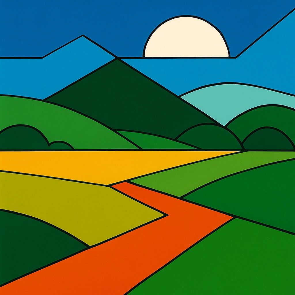 wide landscape with natural scenery