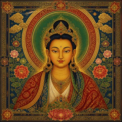 Buddhist Religious Art example