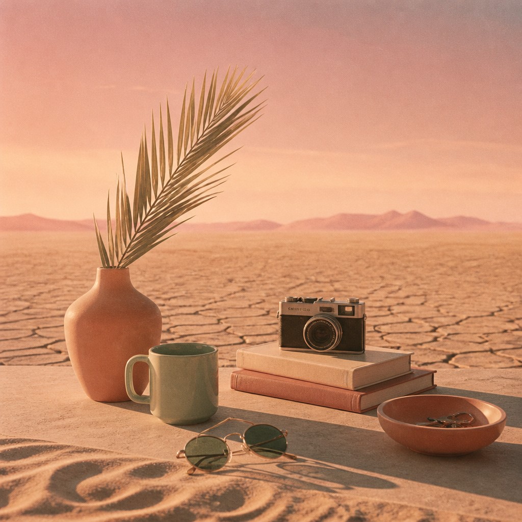 still life with everyday objects — Desertwave Aesthetic