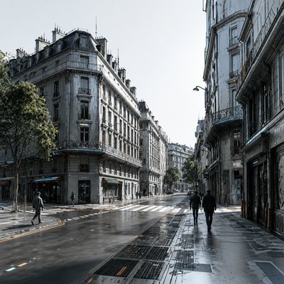 Hard Sci-Fi Art Style Transfer Example