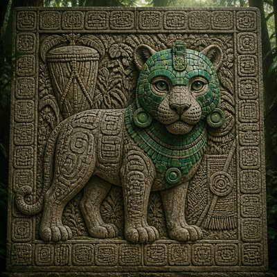 animal standing in natural pose — Belizean Art Style