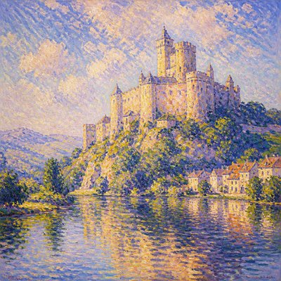 majestic castle on a hilltop