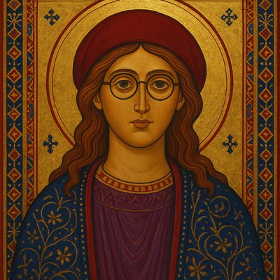 Byzantine Religious Art Style Transfer Example