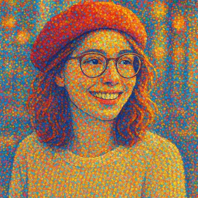 Pointillist Impressionism Art Style Style Transfer Example