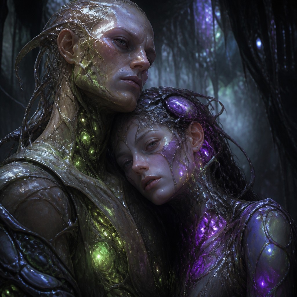 portrait of two people together