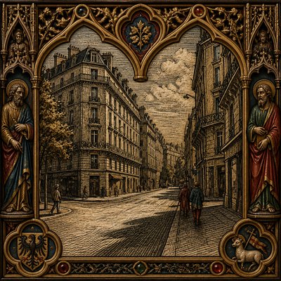 Nuremberg Art Style Style Transfer Example