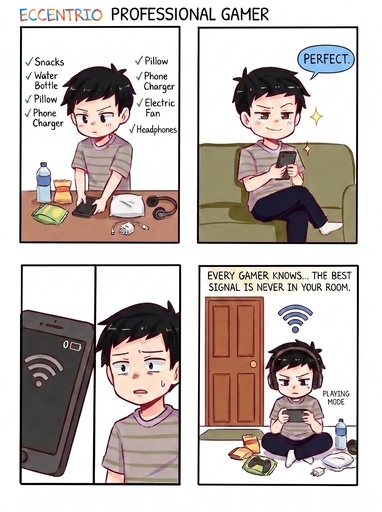 Expressive Manga-Inspired Cartoon
