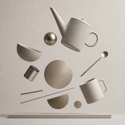 still life with everyday objects — Minimalist Jewelry Design