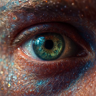 portrait of a person with expressive eyes