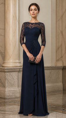 full-length portrait of an elegant figure