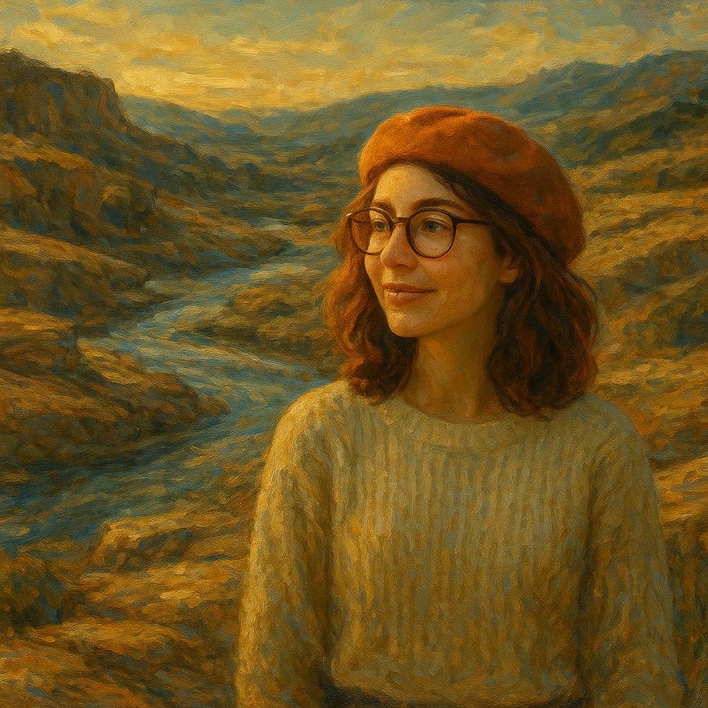 Landscape Nature Art Style Transfer Example