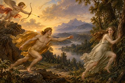 in ancient greek mythology ignudi Eros fired two arrows: a golden arrow that struck ignudi Apollo and made him madly in love with Daphne, and a lead arrow that made Daphne hate Apollo