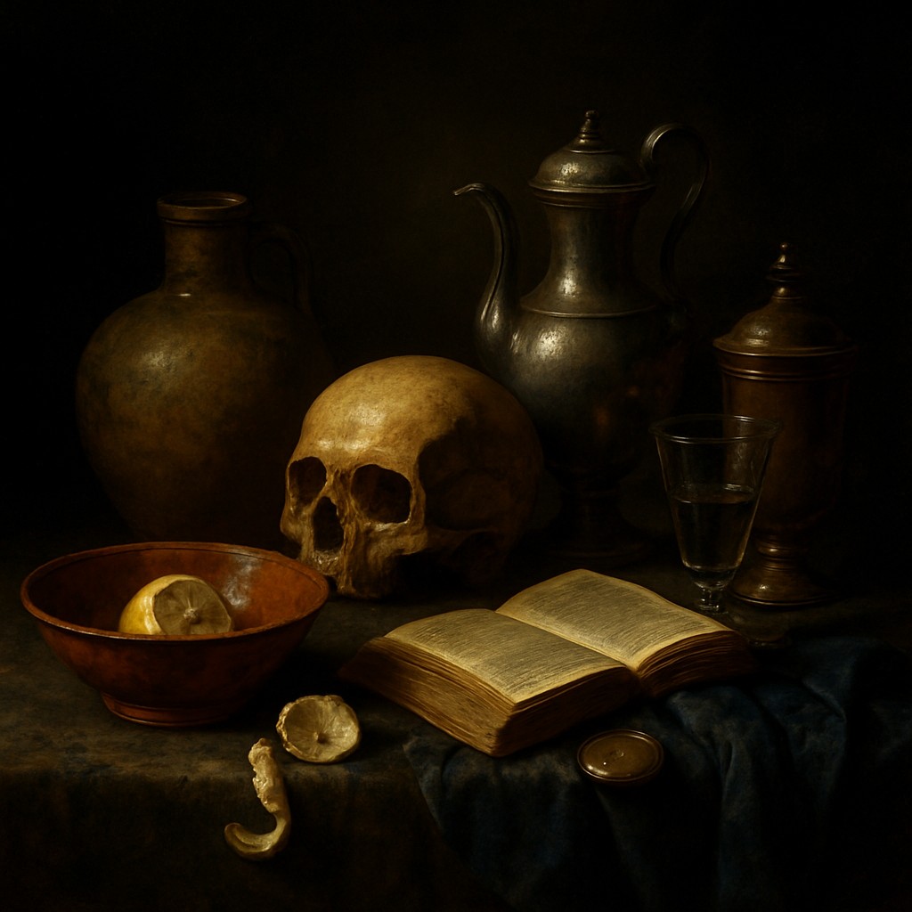 still life with everyday objects