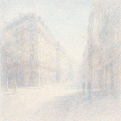 Tulle Overlay Style Transfer Example