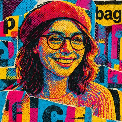 Collage Pop Art Style Style Transfer Example