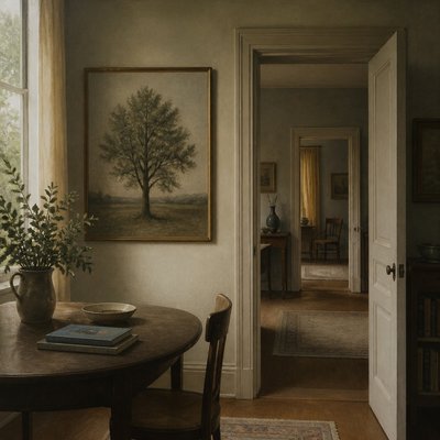 a tree in nature — Interior Scene Painting Style
