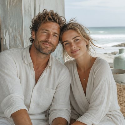 portrait of two people together — Coastal Interior Design