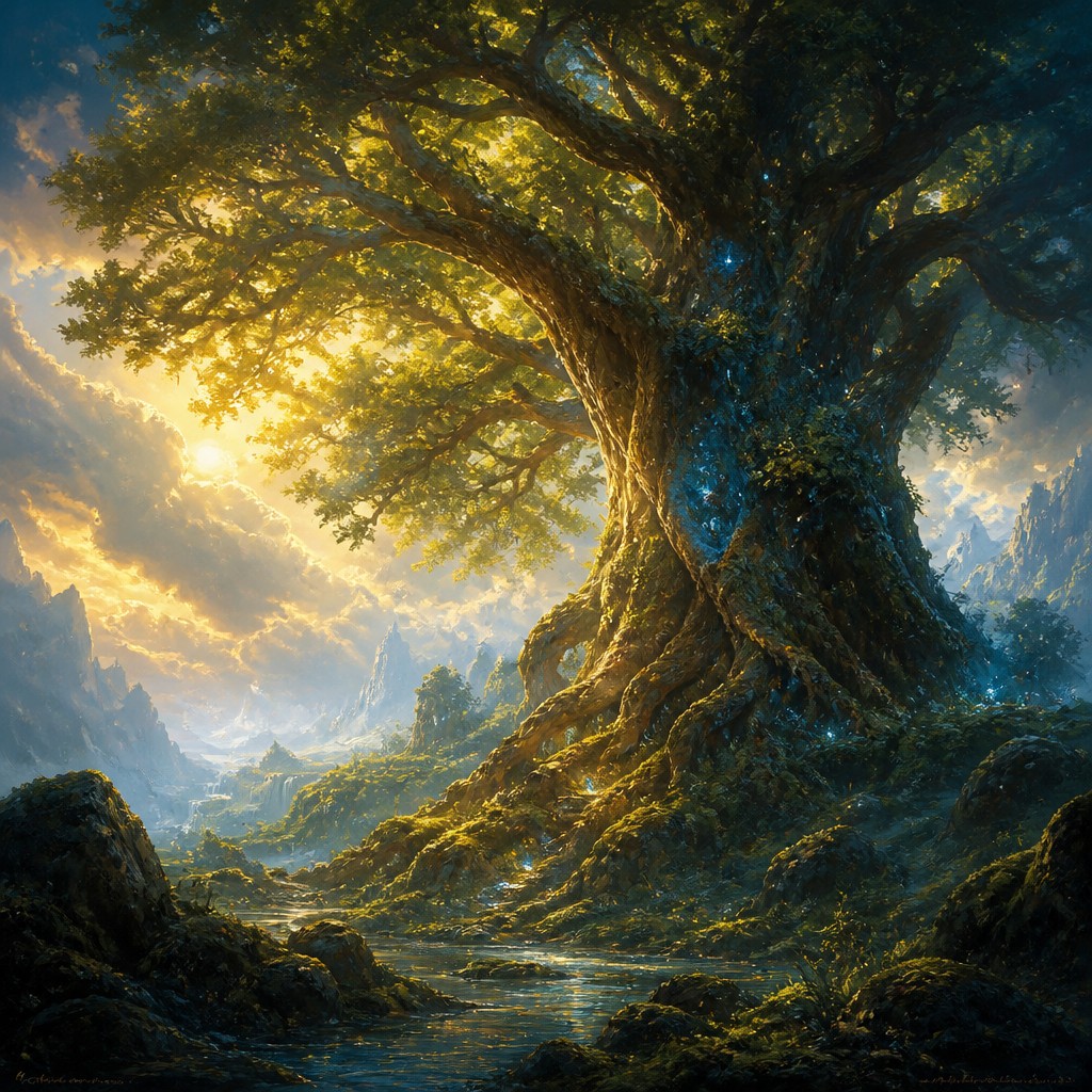 a tree in nature