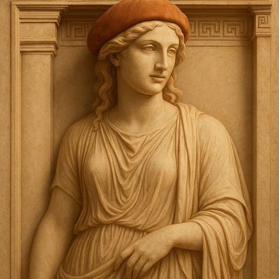 Ancient Greek Classical Art Style Style Transfer Example