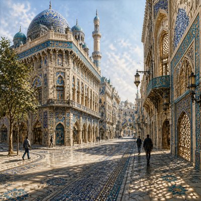 Islamic Architecture Style Transfer Example