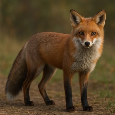 animal standing in natural pose